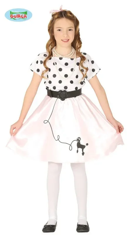 1950er Pudel Kostüm für Mädchen