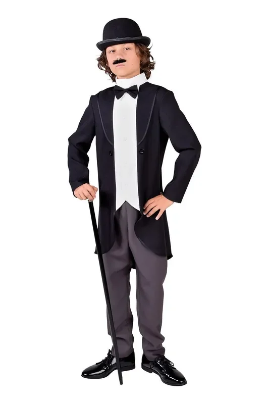 20s Film Held Charlie Kostüm für Jungen