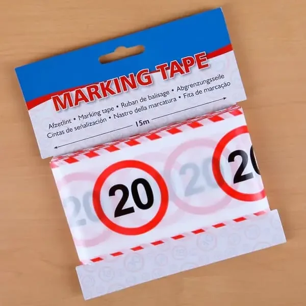 Absperrband – Achtung 20