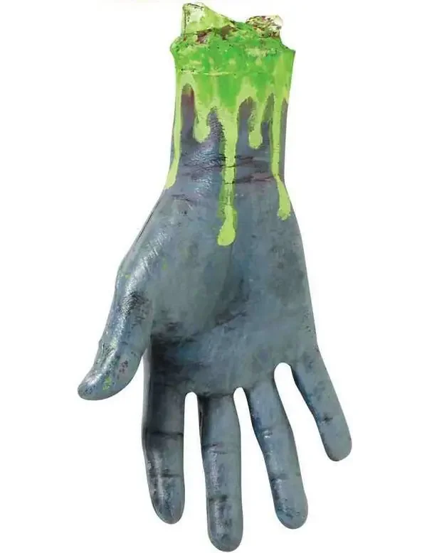 Afgehakte Hand Groene Slijm