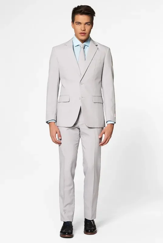 Alle Grauen Groovy Grau Herrenkostüm