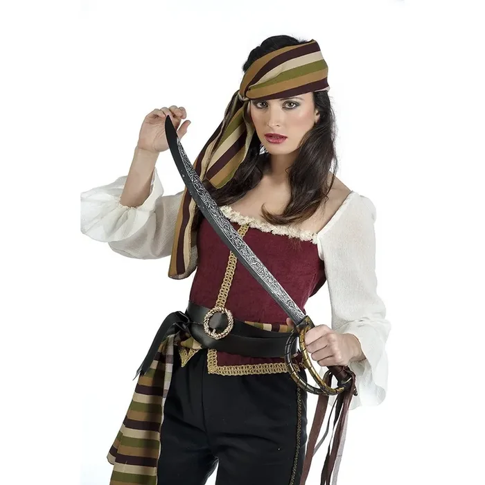 Barbara Bandana Barbaarse Kaper Pirat Damenkostüm