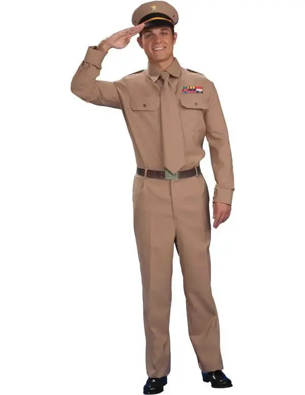 Brits 2e Wereldoorlog Soldaat Man Kostuum