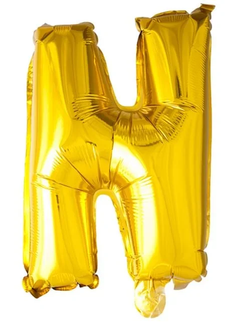 Buchstabe N Luftballon gold (102 cm)