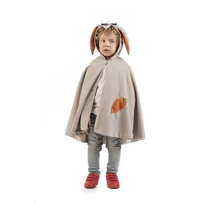 Cape Large Grey Karotten Kaninchen Kostüm für Kinder