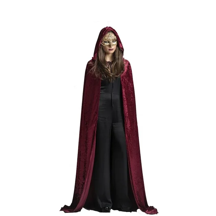 Cape Mysterious Mystical Wizard Rot Unisex