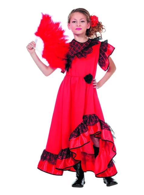 Carmen die Sevillanerin Kostüm für Mädchen