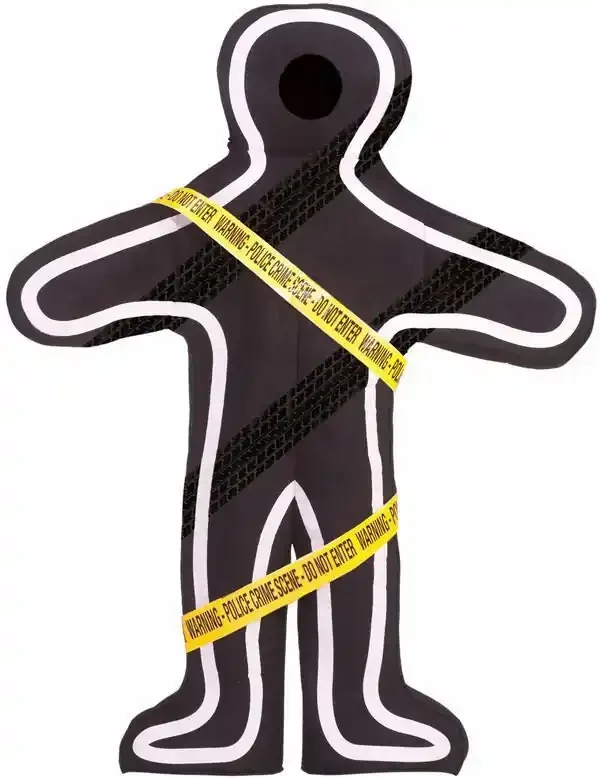 Crime Scene Kostuum Man