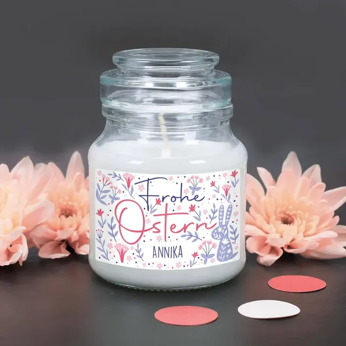 Frohe Ostern – kleine Duftkerze zu Ostern