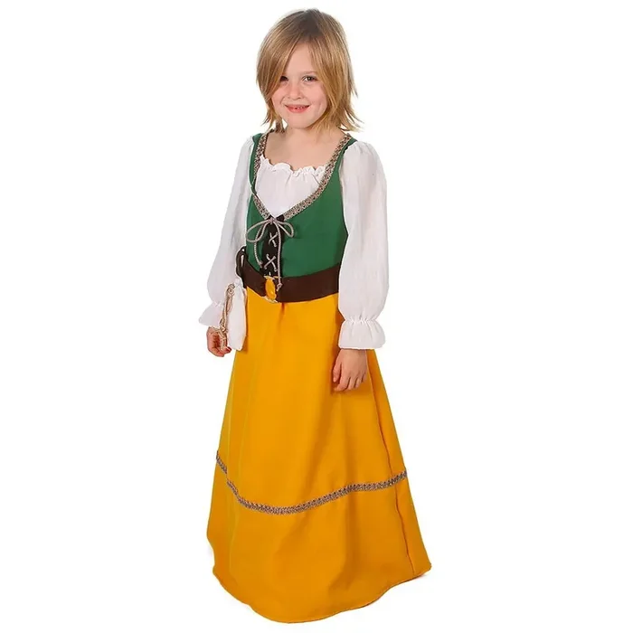 Fröhliche Farben Viking Bjork Sigmarsdottir Kostüm für Mädchen