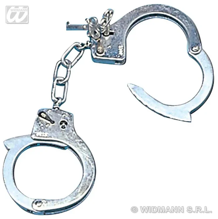 Handschellen Metallisch Mit Schlüssel