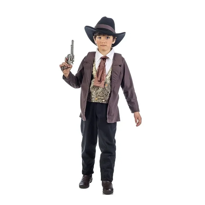 Harter Sheriff Strict Entragecer Des Wild West Act Kostüm für Jungen