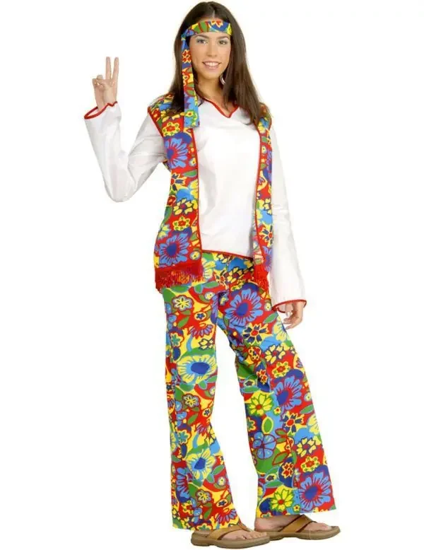 Hippie Peace Vrouw Kostuum
