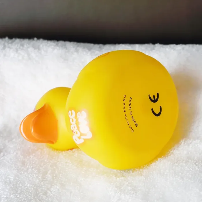 Hippie Quietsche-Ente