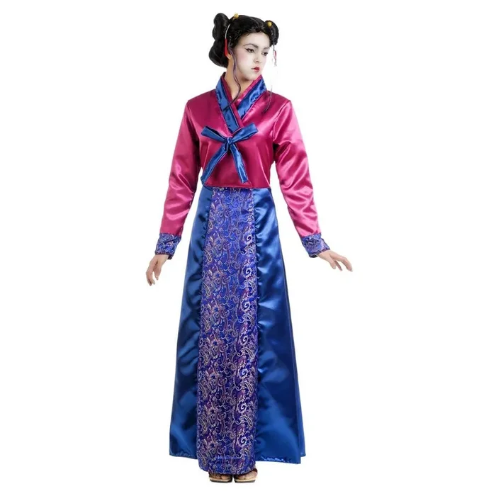 Hochglänzende Japanische Geisha Maiko Damenkostüm