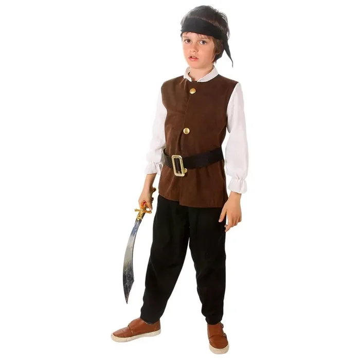 Immer Bereit, Gegen Pirat Zu Kämpfen Kostüm für Jungen