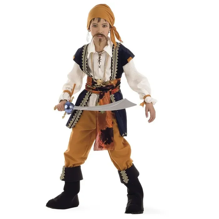 Jamaika Bukanier Jack De Jakhals Kostüm für Jungen