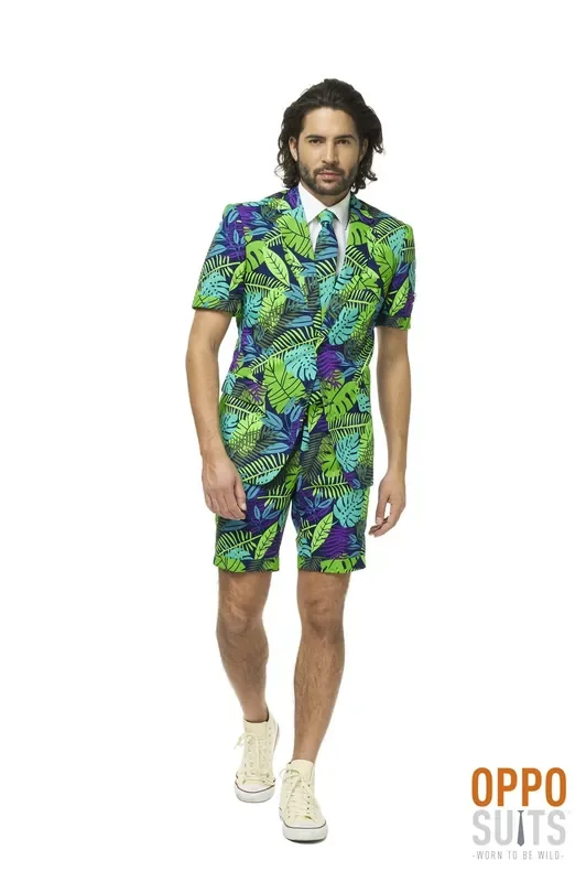 Juicy Dschungel Tropische Farne Sommer Herrenkostüm