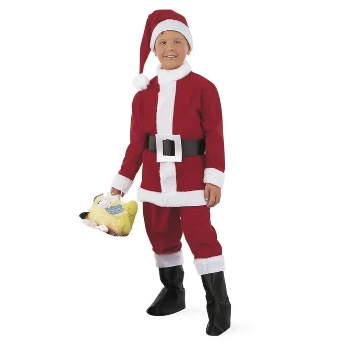 Kleine Santa Große Geschenke Kostüm für Jungen