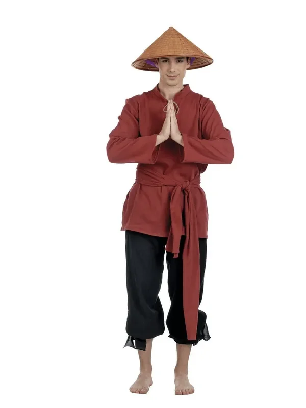 Landwirte Vietnamesische Reisfelder Stef A. Herrenkostüm