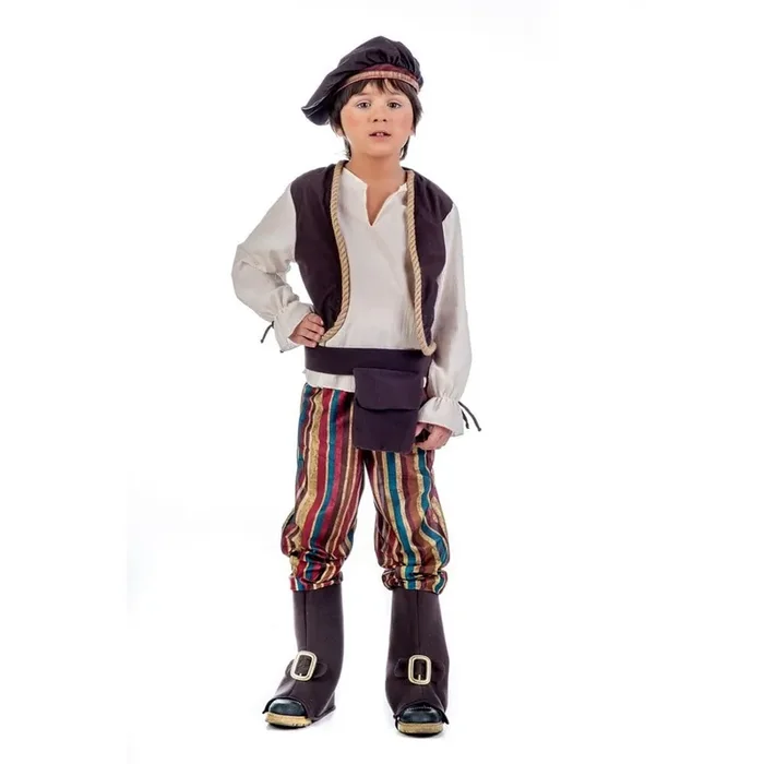 Luxuriöser Kleines Diener Mittelalterlicher Schloss Kostüm für Jungen