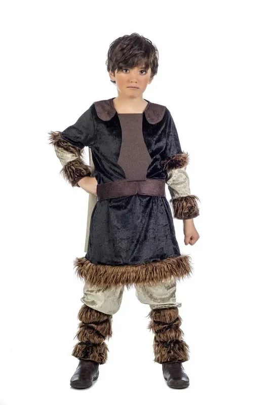 Luxus Dänischer Wikinger Jens Kostüm für Kinder