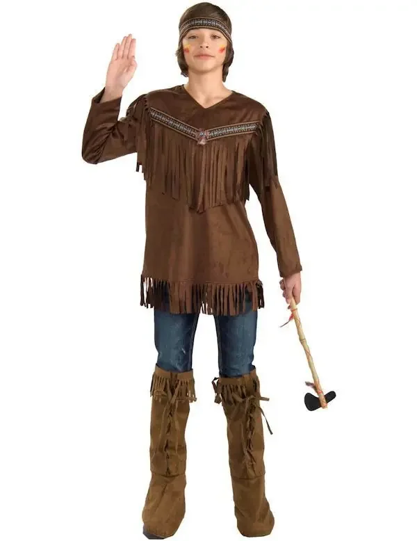 Moedige Indiaan Man Kostuum