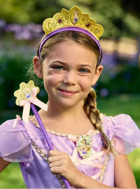 Rapunzel Tiara und Stab für Mädchen