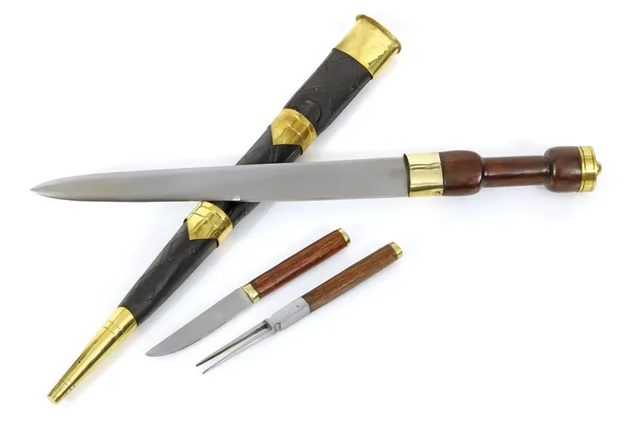 Schottischer Dolch Dirk mit Lederscheide