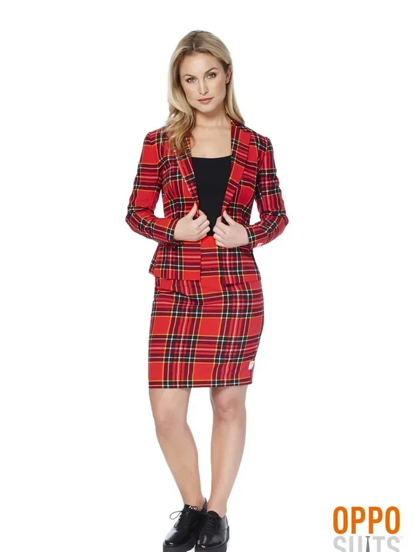 Schottischer Holzfäller Gegen Lumberjackie Damenkostüm