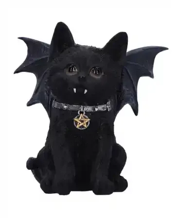 Schwarze Katze Vampuss 16cm