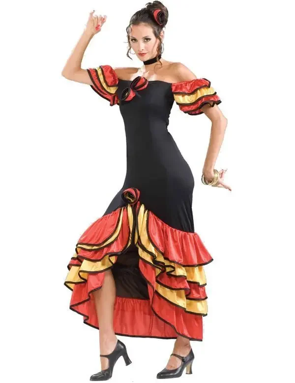 Spaanse Flamenco Jurk Vrouw
