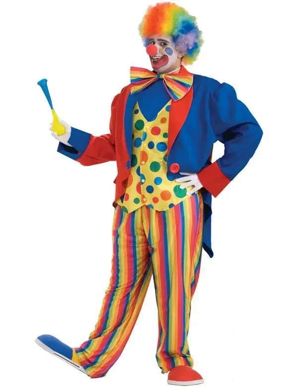 Spotty Clown Maatje Meer Man Kostuum