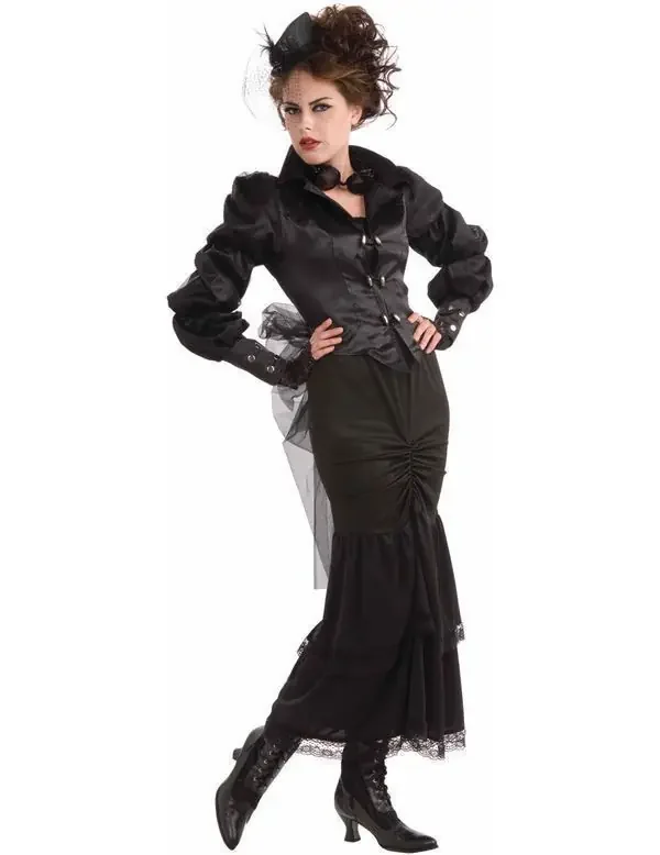 Steampunk Victoriaanse Dame Vrouw Kostuum