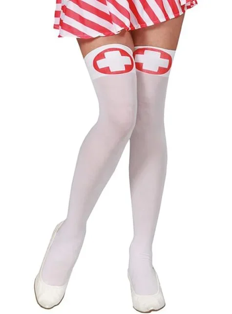 Strumpfhose für sexy Krankenschwester