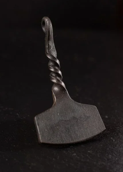 Thorshammer Kettenanhänger, aus Stahl geschmiedet