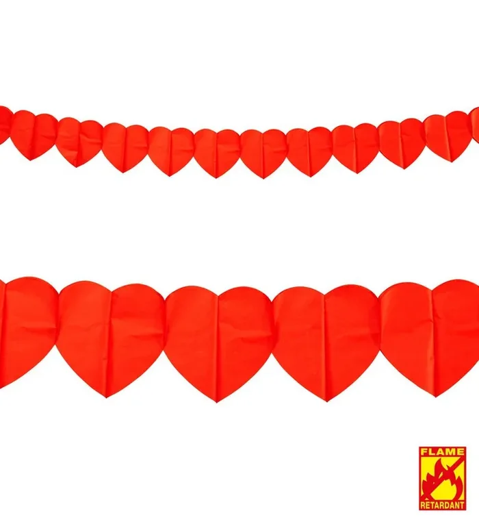 Valentinstag Girlande Hartjes, 3mtr, Bv