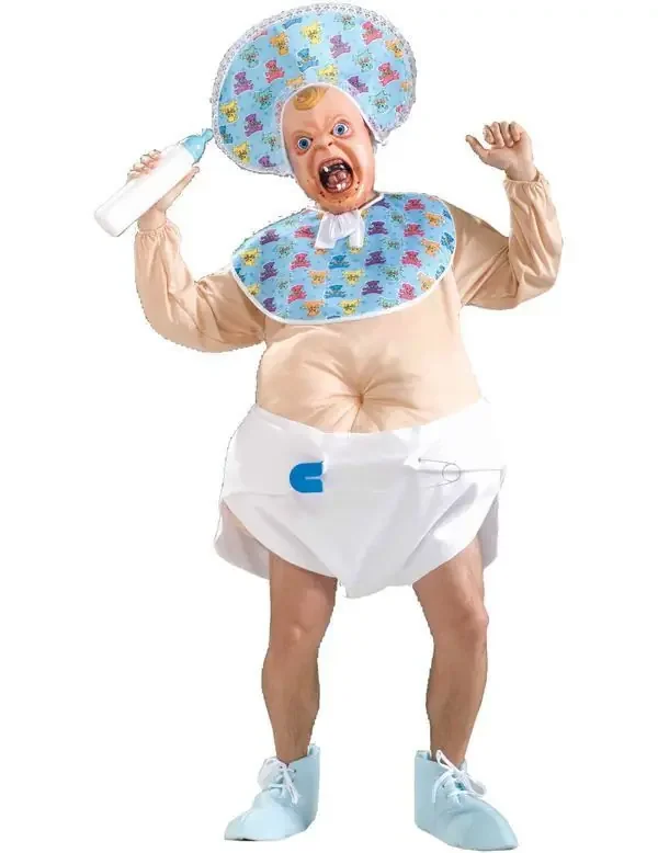 Verschrikkelijke Baby Kostuum Man