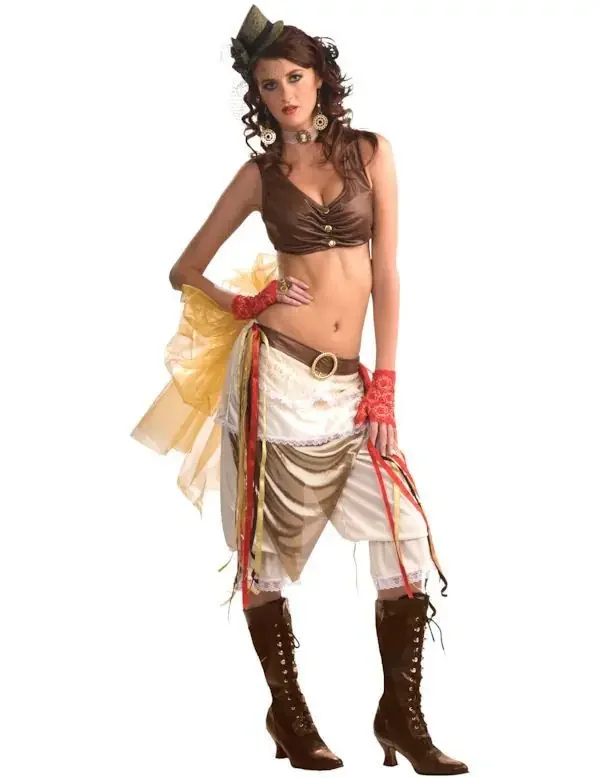 Vrouw Steampunk Vrouw Kostuum