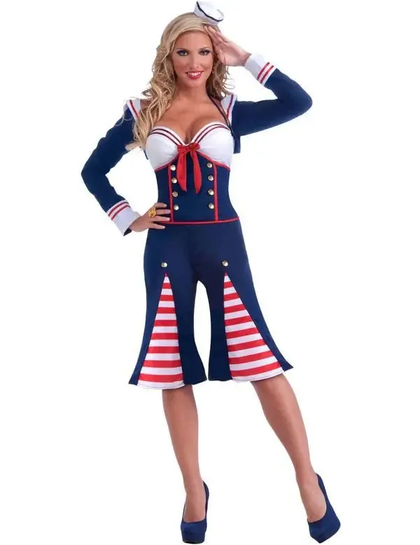 Vrouwelijke Matroze Vrouw Kostuum