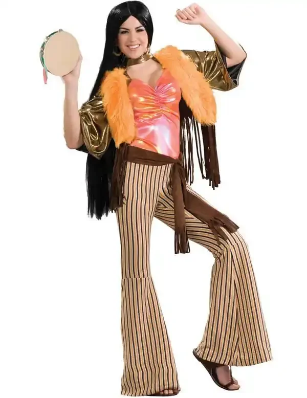 Vrouwen 60s Popster Vrouw Kostuum