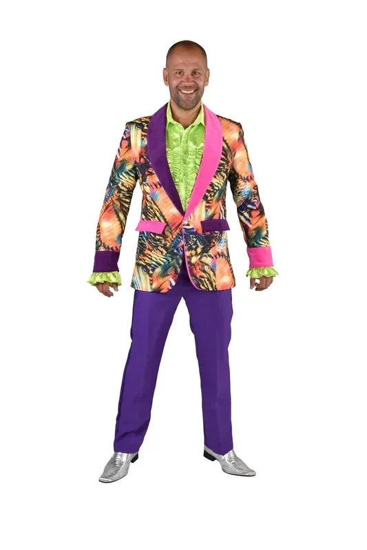 Wilde Psychedelische Tigerjacke Herren