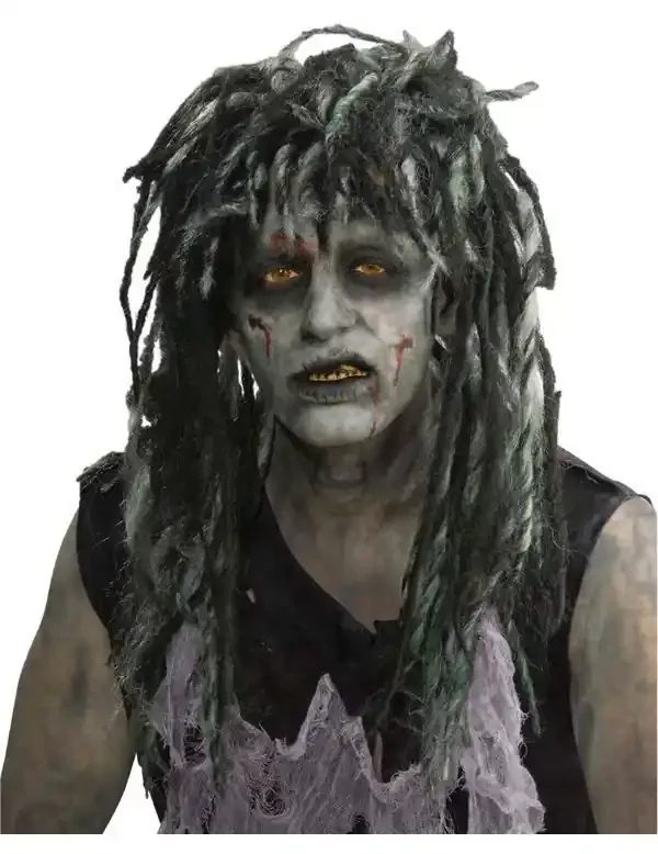 Zombie Rocker Pruik
