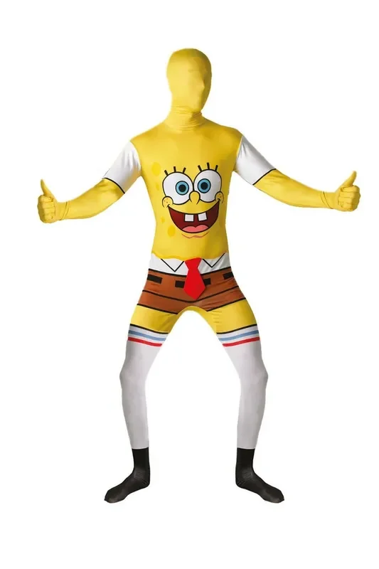 Zweite Hautschwamm Bob Squarepants Morphsuit Herrenkostüm