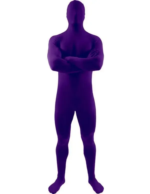 Zweiter Hautanzug Lila Kostüm Unisex