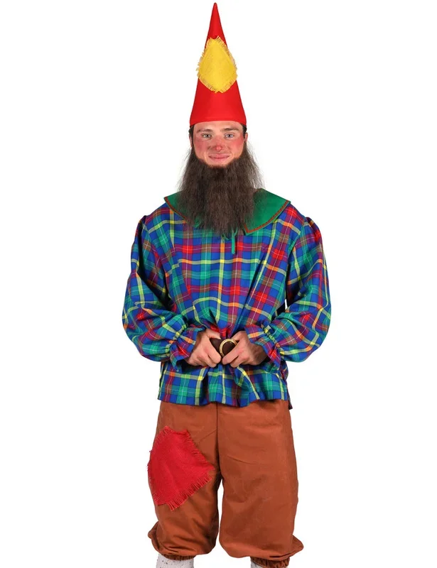 Zwergen Kostüm Kobold für Herren | Lustige Wichtel Verkleidung
