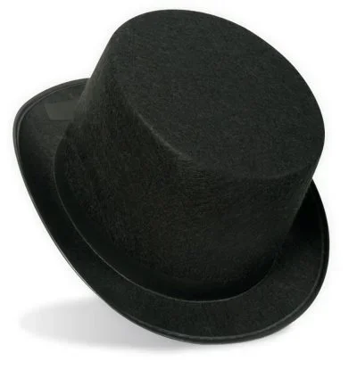 Zylinder Filz, Gr. 58 cm / Gr. 60 cm, sortiert, Filz, Mottoparty, Partyhut, Karneval, Fashion Hut