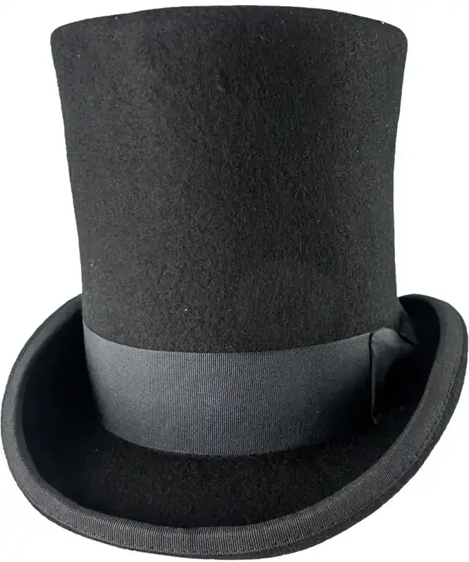 Zylinder hoch schwarz