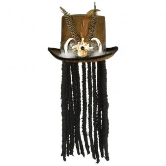 Zylinder Hut Witch Doctor im Halloween-Shop